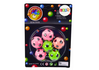Conjunto 6 bolas futebol borracha