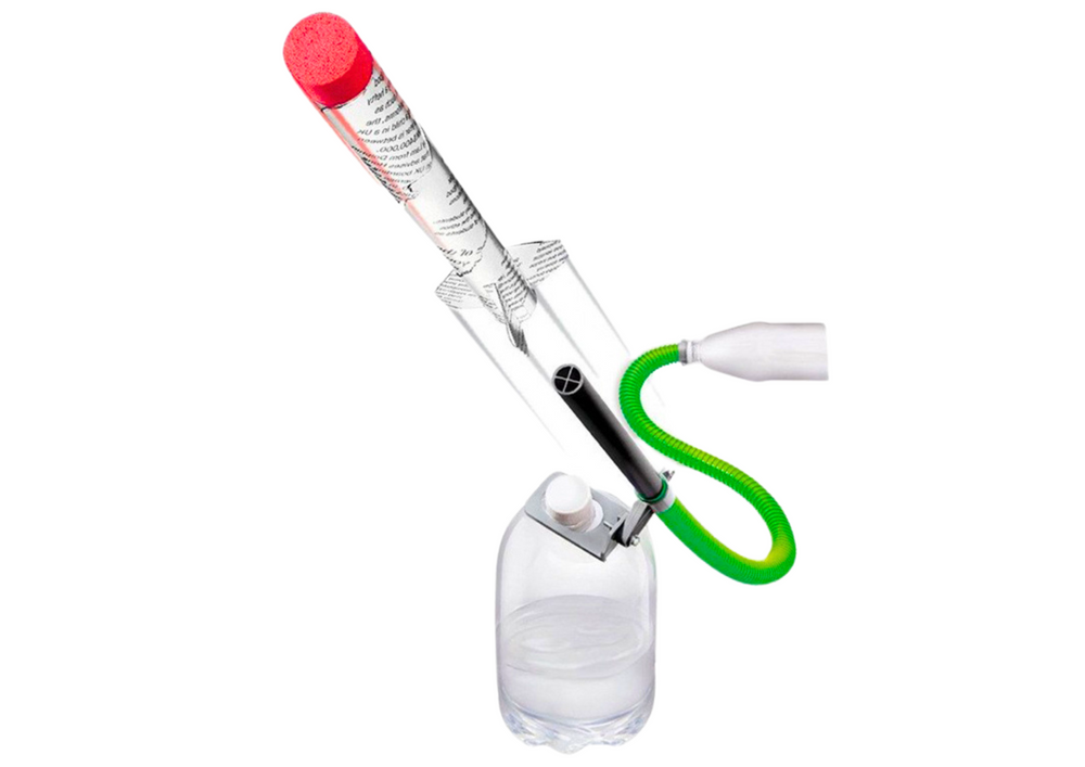 Kit foguete ar comprimido ecológico