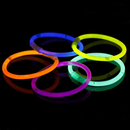 Fitas fluorescentes 100 peças glow