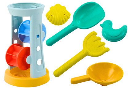Conjunto areia moinho ancinho pá moldes
