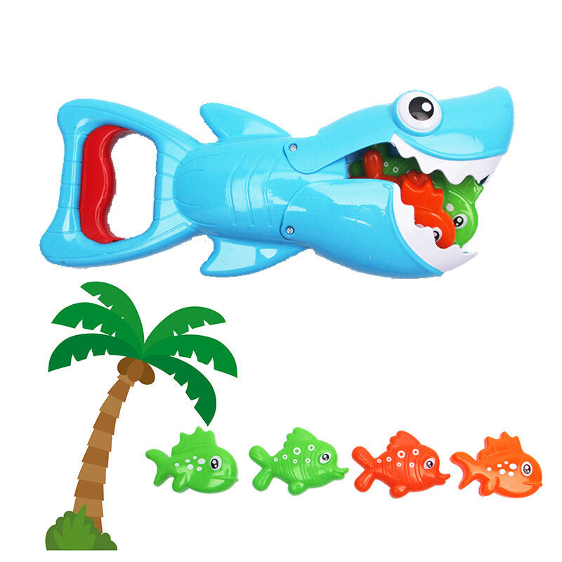 Jogo de banho caçador de tubarões azul