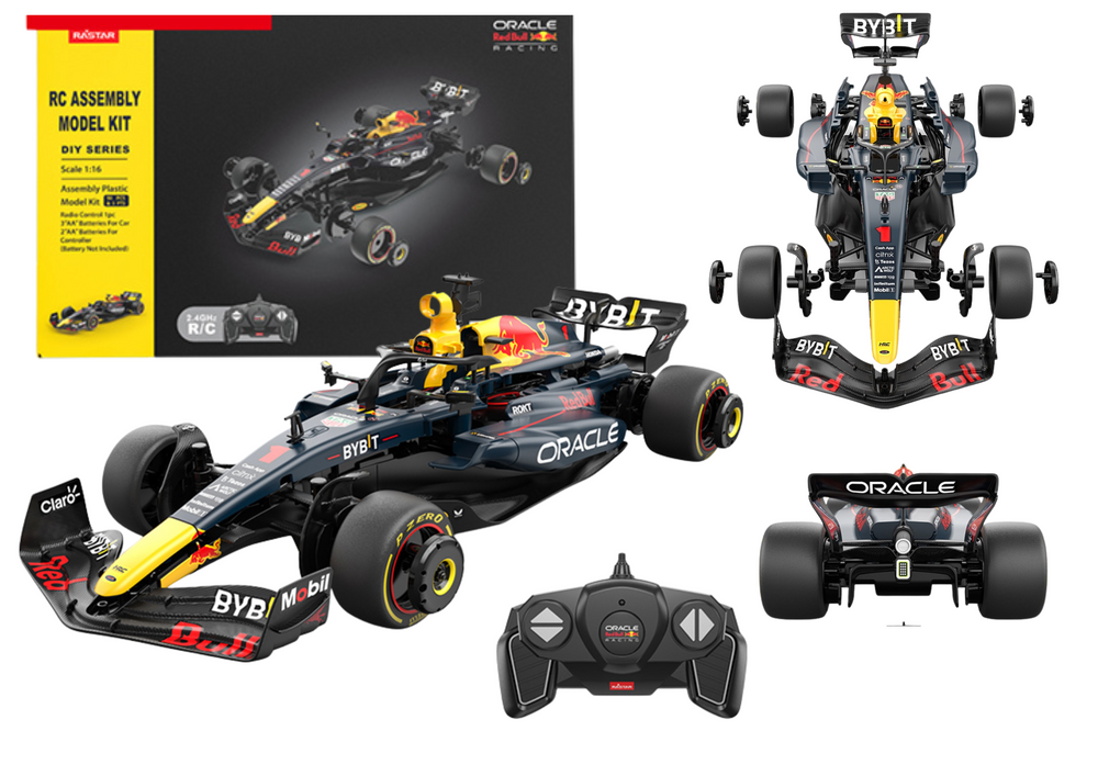 Blocos de construção carro RC Rastar 1:16 Red Bull F1 azul