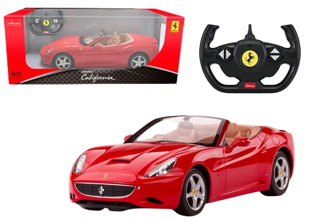 Carro telecomandado 1:24 Ferrari California vermelho
