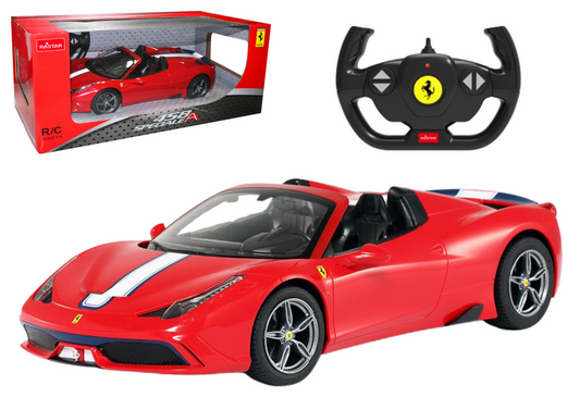 Carro RC Rastar 1:14 Laferrari Aperta vermelho cabrio