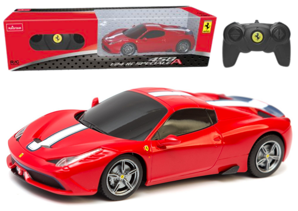 Carro RC 1:24 Ferrari 458 Speciale vermelho