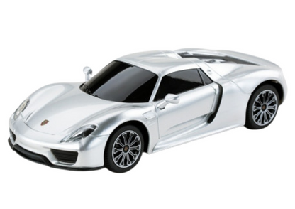 Carro RC 1:24 Porsche 918 Spyder prata