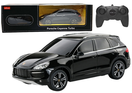 Carro RC Rastar 1:24 Porsche Cayenne Turbo preto