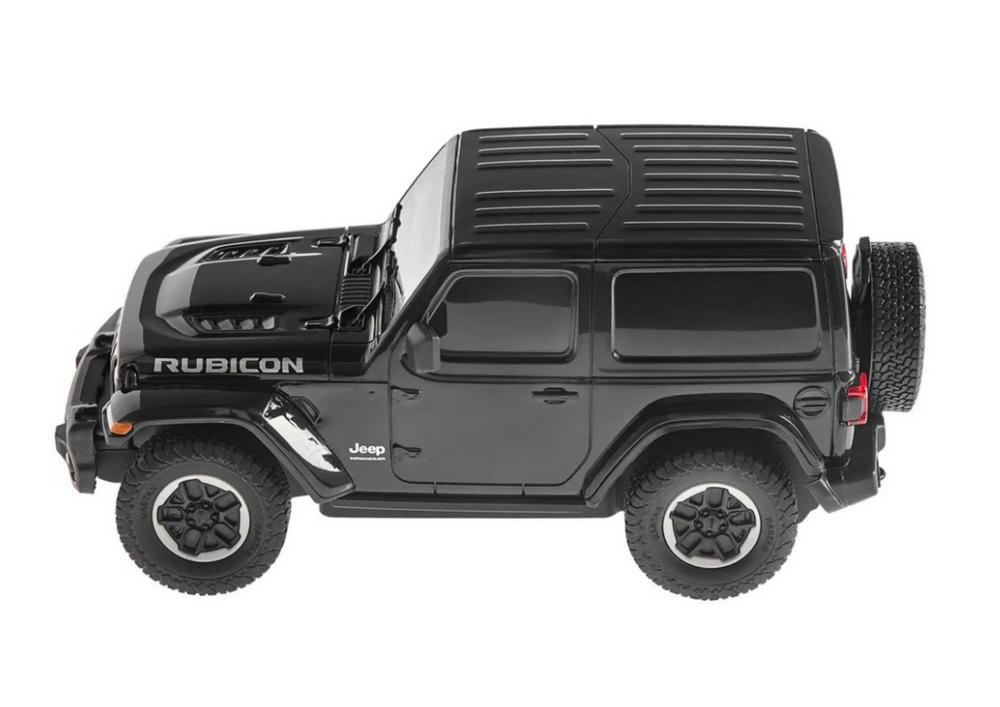 Carro RC 1:24 Jeep Wrangler JL Rubicon preto