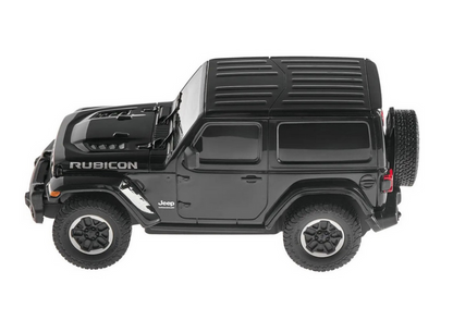 Carro RC 1:24 Jeep Wrangler JL Rubicon preto