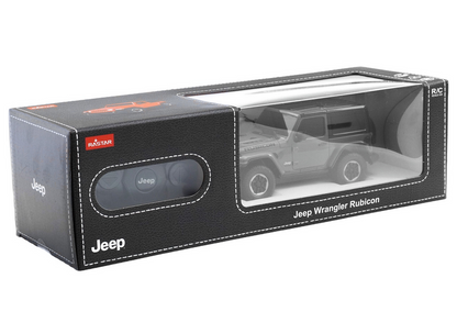 Carro RC 1:24 Jeep Wrangler JL Rubicon preto