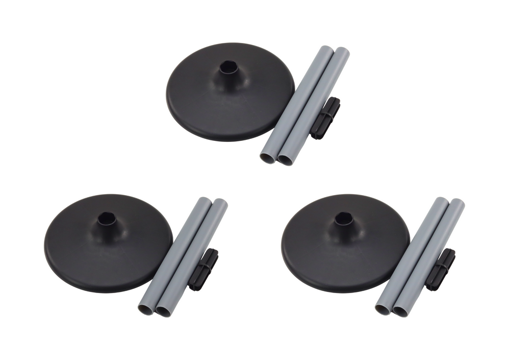 Conjunto educativo sinais de trânsito grandes 3 peças 76 cm