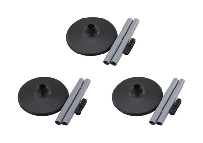Conjunto educativo sinais de trânsito grandes 3 peças 76 cm