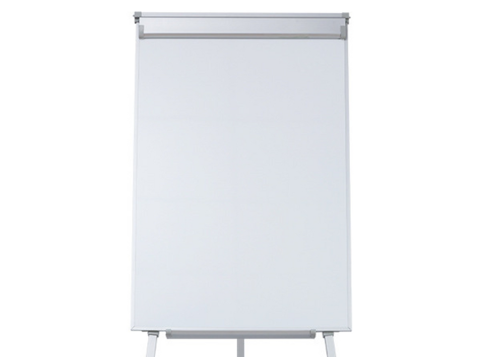 Quadro flipchart magnético com tripé 70x100 cm