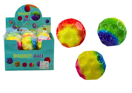 Bola sensorial luminosa colorida 9,5 cm (1 unidade, sortido)