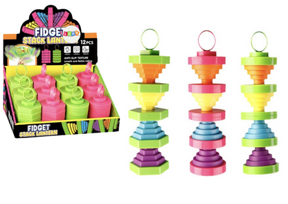Brinquedo anti-stress dobrável pendente (1 unidade, sortido)