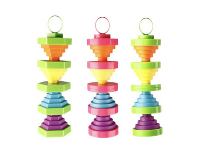 Brinquedo anti-stress dobrável pendente (1 unidade, sortido)