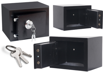 Cofre Steel Black 23x17x17cm