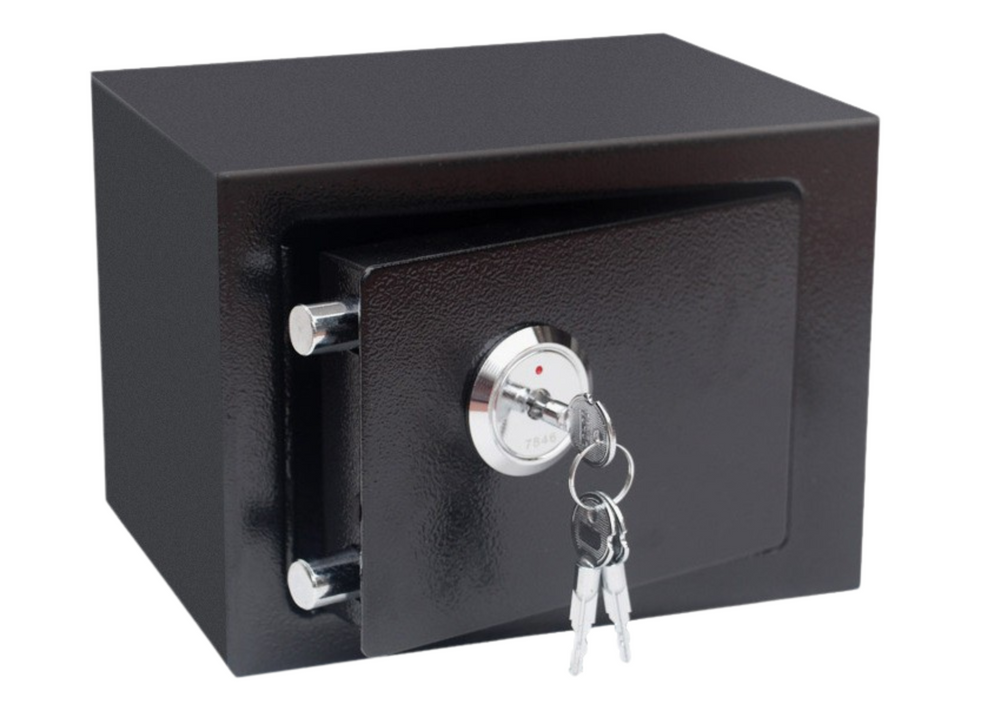 Cofre Steel Black 23x17x17cm