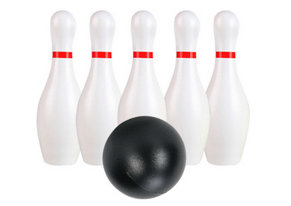 Jogo bowling clássico 2 bolas 10 pinos