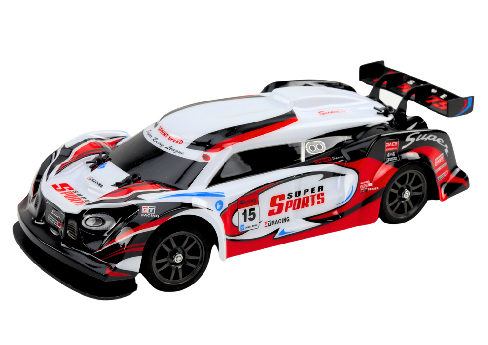 Carro RC drift branco/vermelho