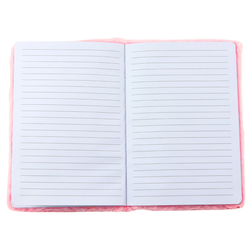 Caderno pautado A5 coelho rosa Love