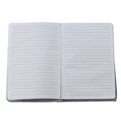 Caderno peluche pautado A5 coelho colorido
