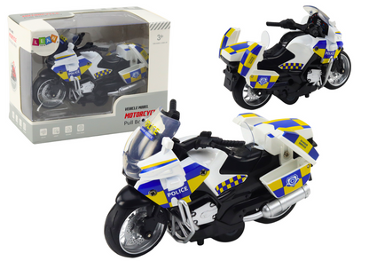 Mota polícia de fricção com luz e som