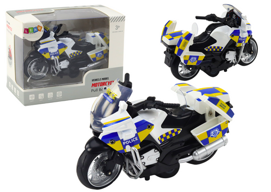 Mota polícia de fricção com luz e som
