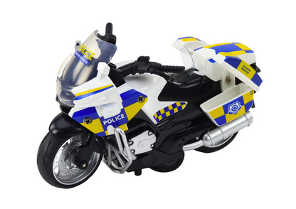 Mota polícia de fricção com luz e som