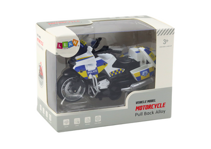 Mota polícia de fricção com luz e som