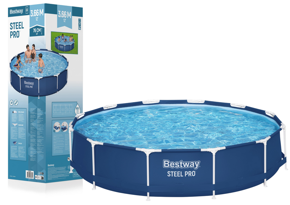 Piscina de estrutura 366x76 cm Bestway