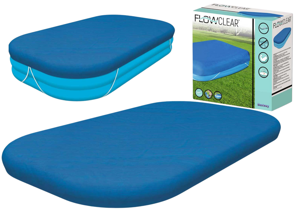 Cobertura para piscina Bestway modelo 58108, 305 x 183 cm