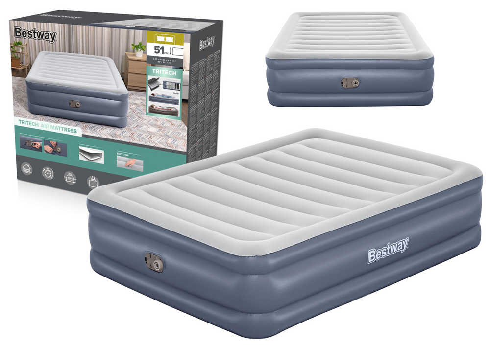 Colchão Inflável Bestway Tritech Premium 203 x 152 x 51 cm