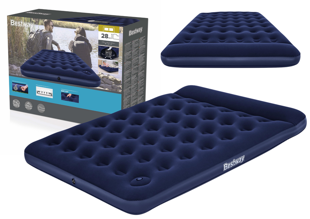 Colchão insuflável com bomba 203x152x28 cm Bestway