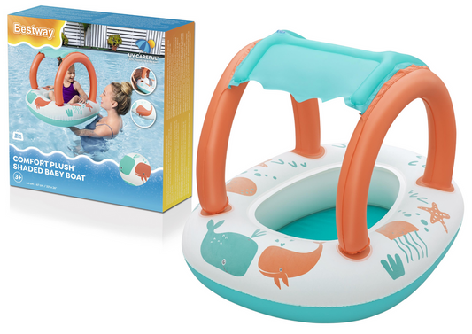 Barco insuflável com cobertura 84x67 cm Bestway