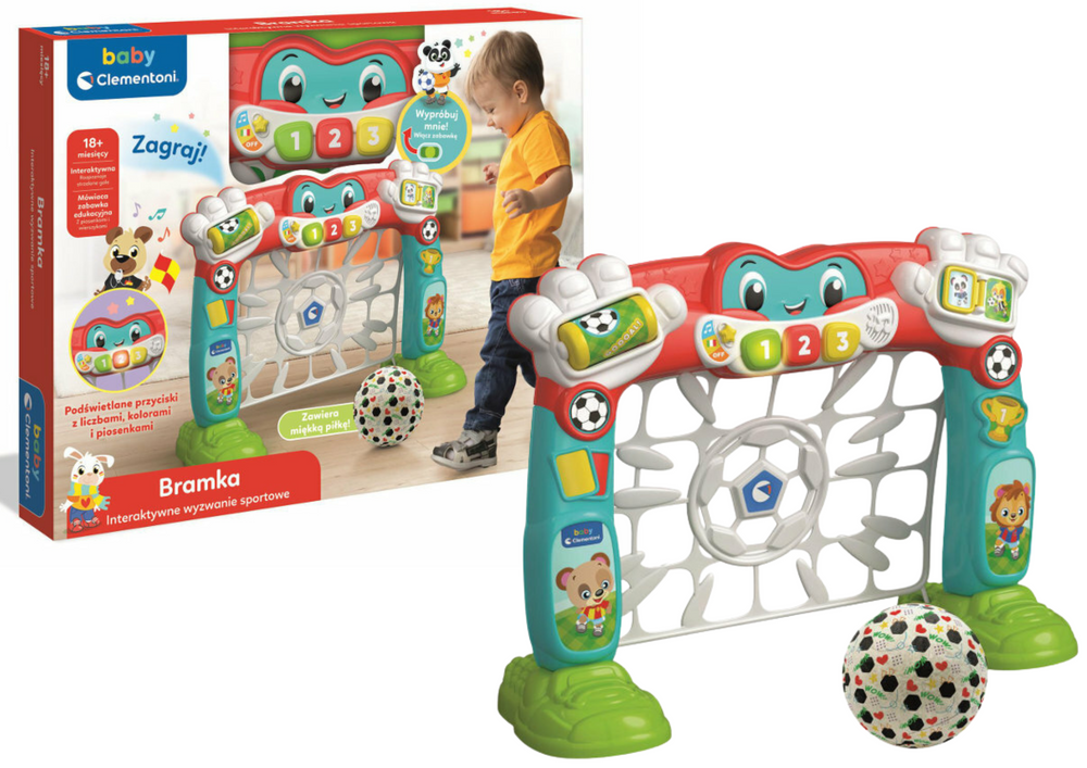 Baliza de futebol interativa Clementoni 50926