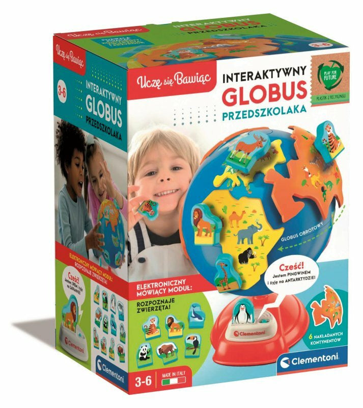 Globo Interativo dos Animais Clementoni 3-6 Anos
