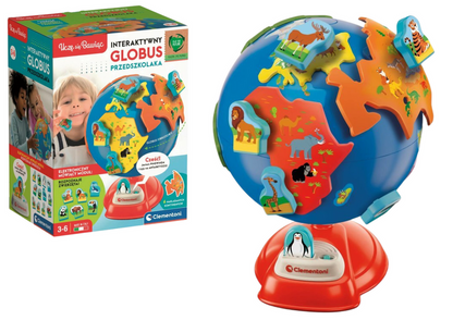 Globo Interativo dos Animais Clementoni 3-6 Anos
