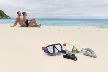 Conjunto de mergulho Máscara preta Snorkel Bestway