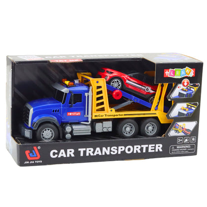 Camião cegonha transportador de carros com luz e som