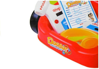Carrinho médico com acessórios 22 peças multicolor