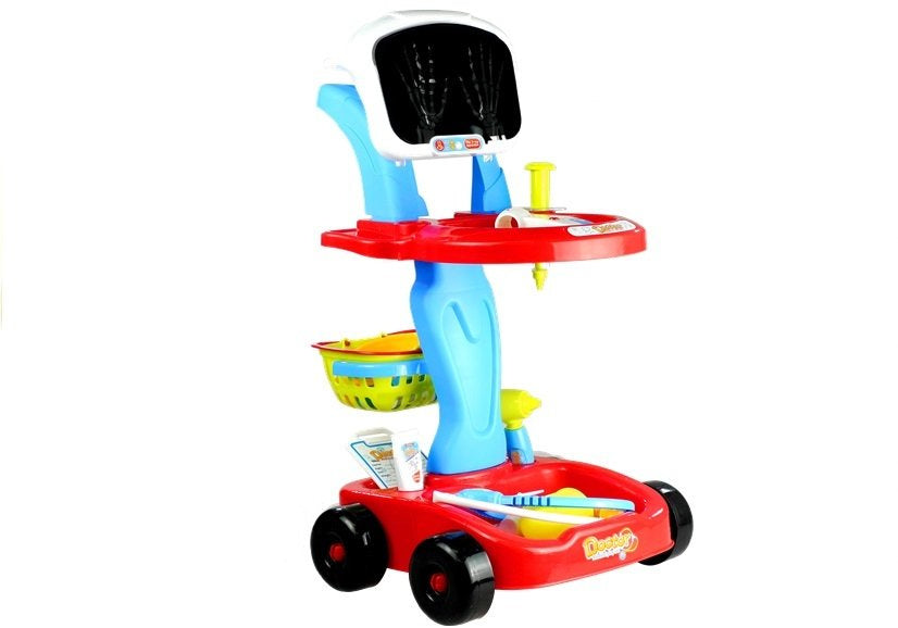 Carrinho médico com acessórios 22 peças multicolor