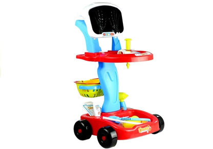 Carrinho médico com acessórios 22 peças multicolor