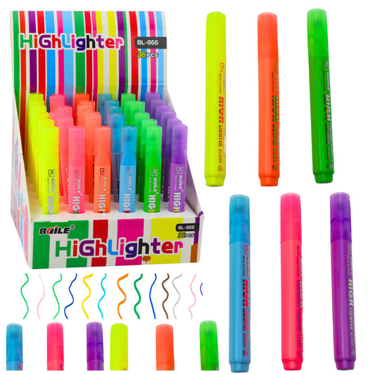 Marcador fluorescente para notas  (1 unidade, sortido)