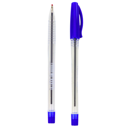 Esferográfica azul com tampa ponta 0,7 mm (1 unidade)