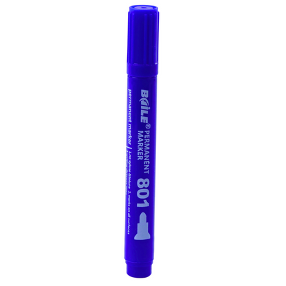 Marcadores permanente impermeável azul 2,5-4,5 mm (1 marcador)