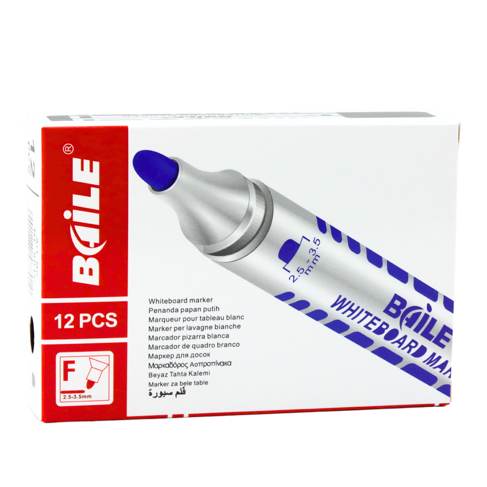 Conjunto de marcadores para quadro branco verdes 12 un.