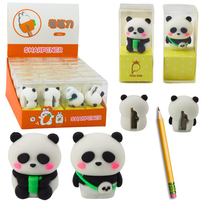 Afiador panda para lápis finos (1 unidade, sortido)