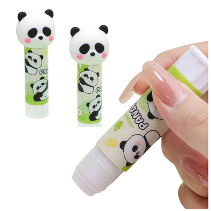 Cola em stick panda verde 3D (1 unidade, sortido)