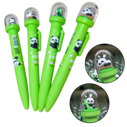 Caneta gel panda verde em cúpula tinta azul 0,5 mm (1 unidade, sortido)
